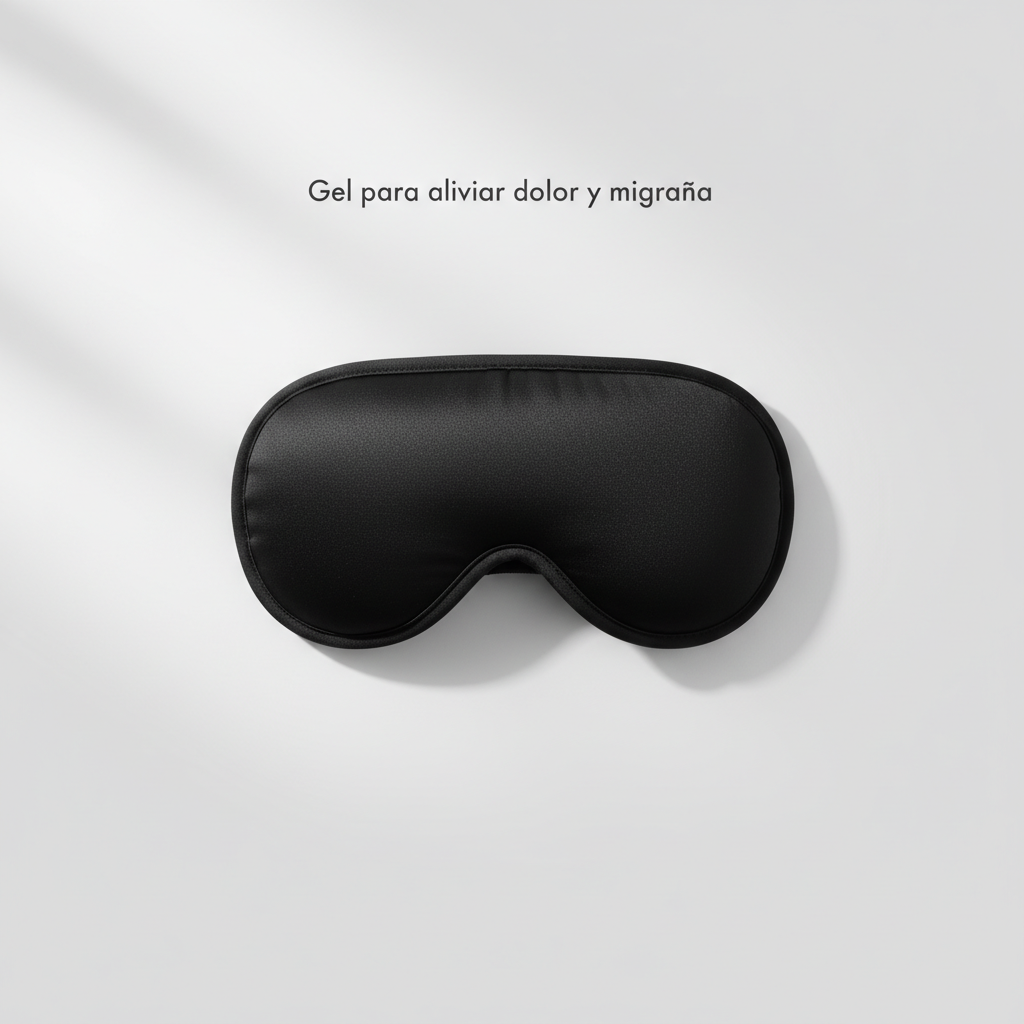 Antifaz de Gel para Migraña y Dolor de Cabeza | Terapia Frío/Calor Relajante